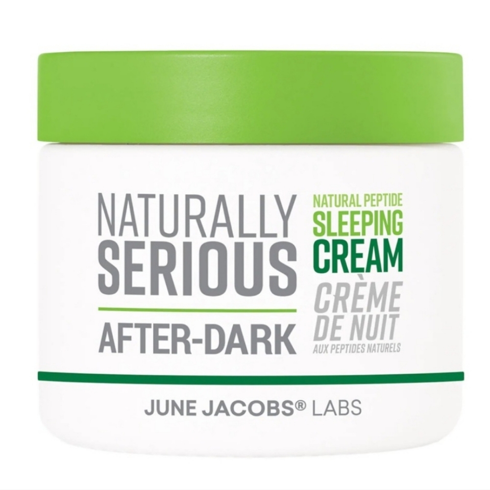 Naturally Serious After-Dark Natural Peptide Sleeping Cream 50 ml New